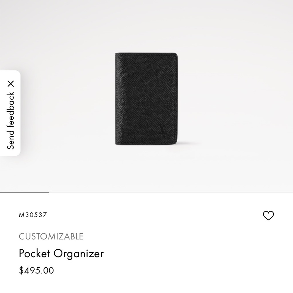 Louis Vuitton Black Key Card Holder Sleek Design